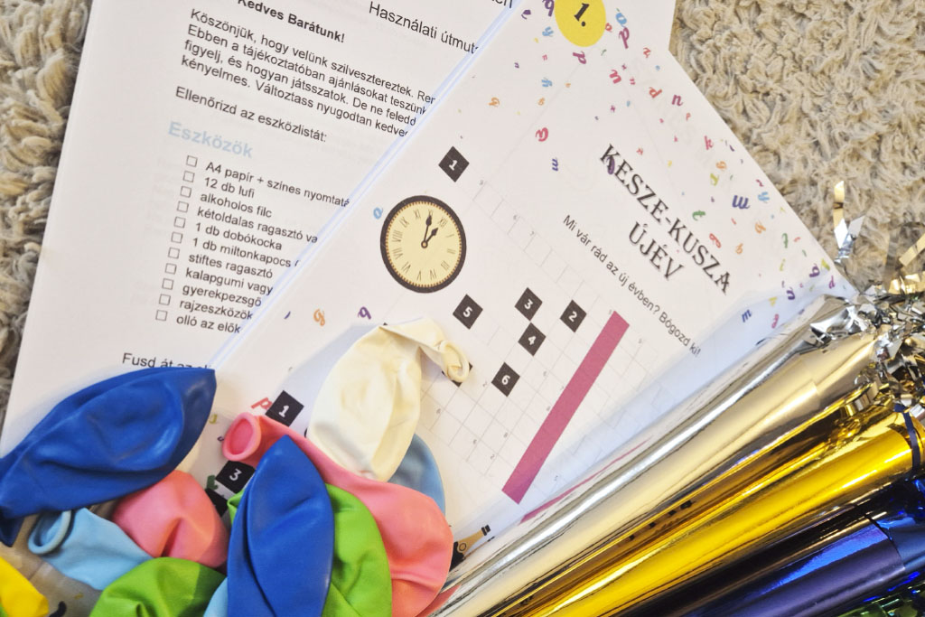 szilveszteri játék gyerekeknek