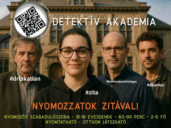 Detektív Akadémia - QR kódos szabadulószoba