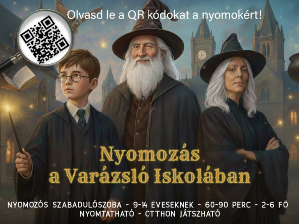 Varázsló Iskola - Harry Potter stílusú szabadulószoba