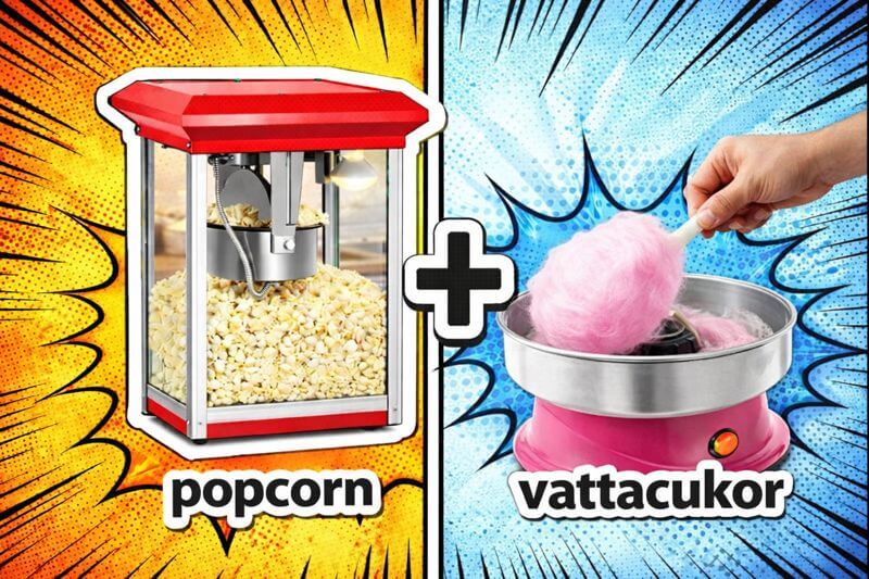 Popcorn gép bérlés