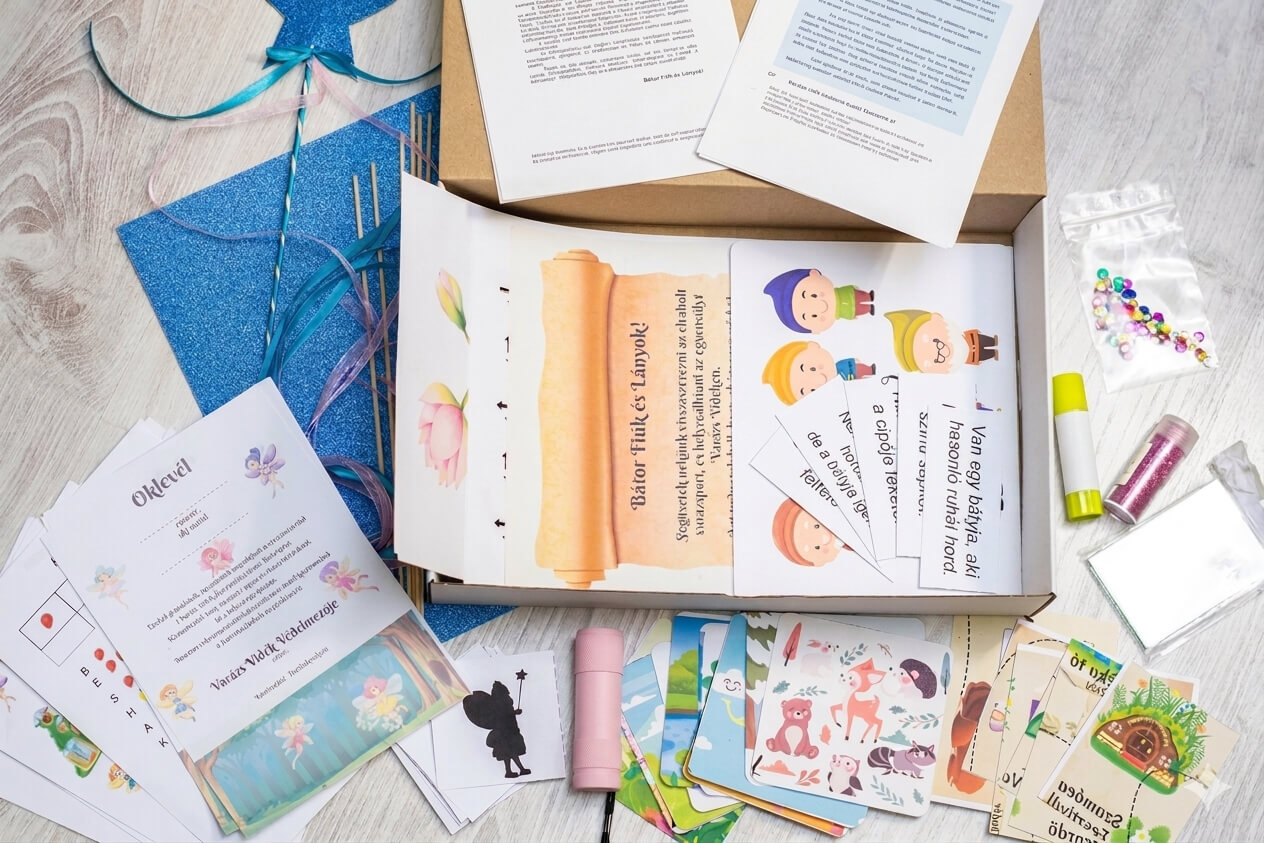 Kalóz doboz tartalma